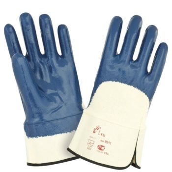 Нитриловые перчатки с тяжелым покрытием "TZ-21"